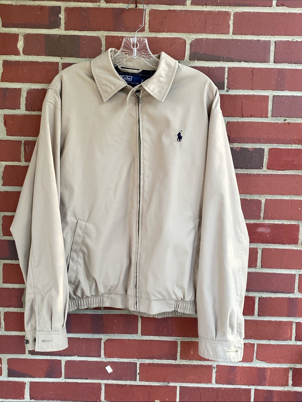 Polo by Ralph Lauren Tan Lightweight Zip Jacket